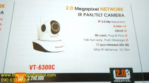 CAMERA VANTECH WIFI VT-6300C