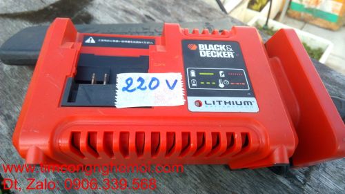 Sạc pin lion Black&Decker 14v đến 18v