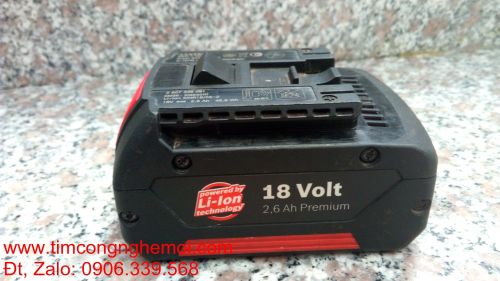 Vỏ pin lion zin Bosch 18v 10cell