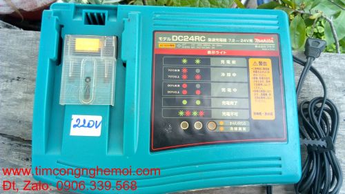 Sạc lion zin Makita DC24RC điện 220v