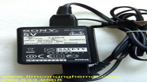 Sạc zin SONY 5v 0.8A đầu dẹp